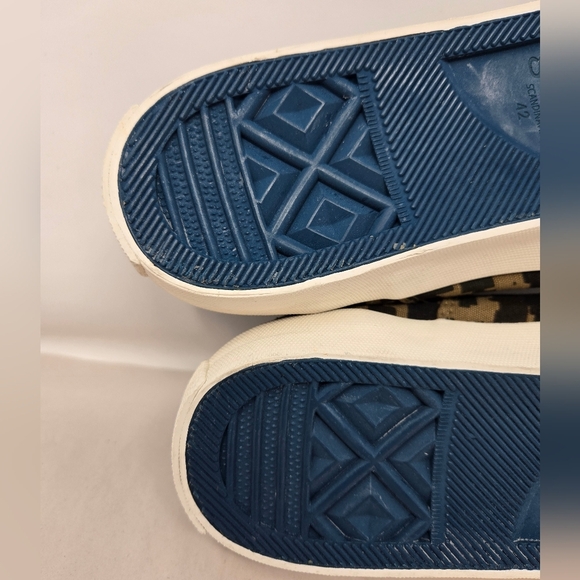 Gram Sneakers Mens Sz 42=9 Tan-Green & Black Fabric Upper Casual Comfort - Picture 9 of 15